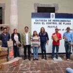 ENCABEZA MIGUEL MARTÍNEZ ENTREGA DE HERRAMIENTAS PARA COMBATIR PLAGA DE PAXTLE