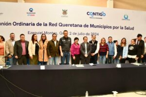 REALIZAN “REUNIÓN ORDINARIA DE LA RED QUERETANA DE MUNICIPIOS POR LA SALUD”, EN BERNAL.