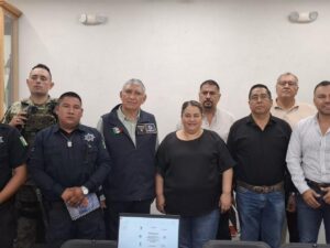 MARINA PONCE ENCABEZA REUNIÓN DE SEGURIDAD PÚBLICA.