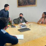 SE REÚNE YUNUEN BENITEZ MALDONADO PRESIDENTA DE LANDA DE MATAMOROS CON EL SECRETARIO FERNANDO GONZÁLEZ SALINAS DE SDUOP