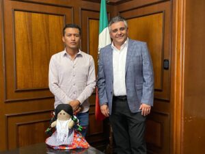 ALEJO SÁNCHEZ DE SANTIAGO PRESIDENTE DEL MUNICIPIO DE TOLIMÁN SE REÚNE CON EL TITULAR DE LA SECRETARÍA DE FINANZAS QUERÉTARO.