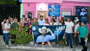 EN VILLAS DE SANTIAGO, VECINOS ABREN CASA AMIGA DE AGUSTÍN DORANTES