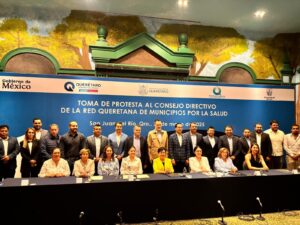 EL ALCALDE RUBÉN HERNÁNDEZ ASUME LA COORDINACIÓN REGIONAL EN LA RED QUERETANA DE MUNICIPIOS POR LA SALUD