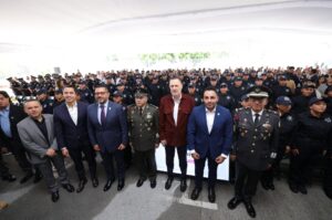 ENCABEZA GOBERNADOR CEREMONIA DE GRADUACIÓN DE LA PRIMERA GENERACIÓN DE POLICÍA ESTATAL Y POLICÍAS MUNICIPALES 2025