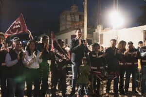 GOBIERNO MUNICIPAL DE TEQUISQUIAPAN REALIZA ARRANQUE DE OBRA EN SAN NICOLÁS 3RA SECCIÓN