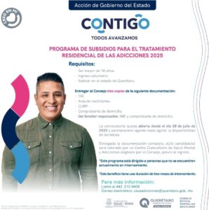 LANZA CECA PROGRAMA DE SUBSIDIOS PARA TRATAMIENTO RESIDENCIAL DE LAS ADICCIONES 2025