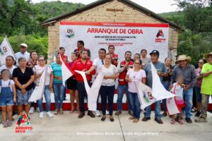 BENEFICIA FERNANDO SÁNCHEZ GIL A LA LOCALIDAD DE LA ESTANCIA CON OBRA MUNICIPAL EN ARROYO SECO