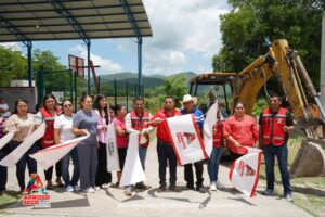 FERNANDO SÁNCHEZ GIL INAUGURA TRABAJOS DE OBRA EN LA CANTERA, ARROYO SECO
