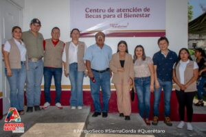 INAUGURAN CENTRO DE ATENCIÓN DE BECAS PARA EL BIENESTAR EN CONCÁ, ARROYO SECO