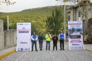 JAIRO MORALES ENTREGA OBRA DE URBANIZACIÓN EN SANTA TERESA, HUIMILPAN