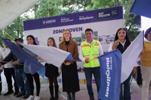 JAIRO MORALES INAUGURA LA “ZONA JOVEN” EN HUIMILPAN