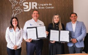 SAN JUAN DEL RÍO, PRIMER MUNICIPIO DEL ESTADO EN FIRMAR EL CONVENIO “HUELLAS EDUCATIVAS”