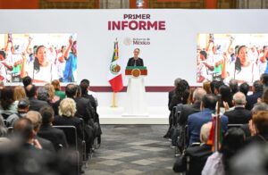 ASISTE GOBERNADOR AL PRIMER INFORME DE GOBIERNO DE LA PRESIDENTA DE MÉXICO