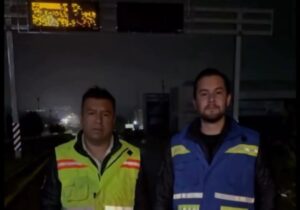 TRABAJANDO EN LAS ZONAS AFECTADAS PARA GARANTIZAR LA SEGURIDAD DE LOS HUIMILPENSES