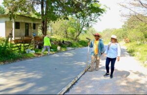 AVANCE DE LA OBRA “MEJORAMIENTO DE CAMINO A LA COMUNIDAD DE LA TINAJA, PINAL DE AMOLES