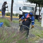 SECRETARÍA DE SERVICIOS PÚBLICOS REALIZA TRABAJOS DE LIMPIEZA EN LATERALES DE CARRETERAS, POR PEREGRINACIÓNES A CORONEO