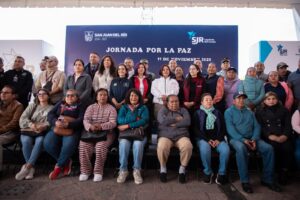 REALIZAN “JORNADAS POR LA PAZ” EN SAN JUAN DEL RÍO CON MÁS DE 15 DEPENDENCIAS FEDERALES, ESTATALES Y MUNICIPALES