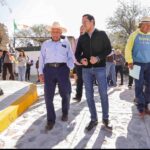 CHEPE GUERRERO ENTREGA LA URBANIZACIÓN DE CUATRO CALLES EN LA COMUNIDAD DE EL CALICHAR