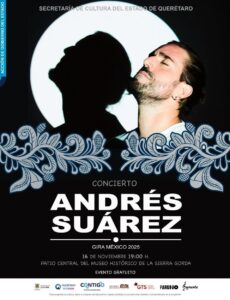 EL CANTAUTOR GALLEGO ANDRÉS SUÁREZ LLEVA SU MÚSICA AL MUSEO HISTÓRICO DE LA SIERRA GORDA