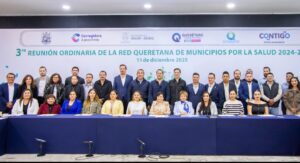CHEPE GUERRERO RECONOCE AVANCES DE LA RED QUERETANA DE MUNICIPIOS POR LA SALUD
