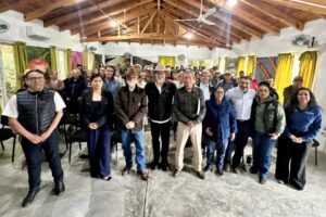 RECONOCE MARCO DEL PRETE A EJIDATARIOS POR EL CUIDADO DE SUS BOSQUES