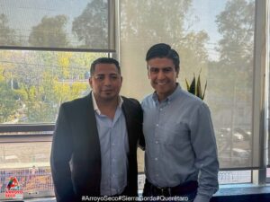 DIÁLOGO CON SEDESOQ FORTALECE GESTIÓN DE FERNANDO SÁNCHEZ GIL PARA IMPULSAR OBRAS EN ARROYO SECO