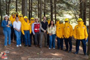 REFUERZAN PROTECCIÓN AMBIENTAL EN LA SIERRA GORDA: FERNANDO SÁNCHEZ GIL IMPULSA BRIGADA CONTRA INCENDIOS