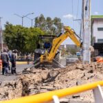 MUNICIPIO DE CORREGIDORA CIERRA LA CIRCULACIÓN EN GLORIETA DE BLVD. LAS AMÉRICAS, POR SOCAVÓN