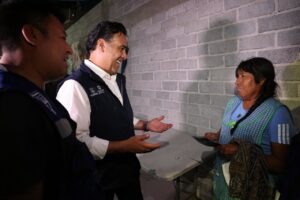 SUPERVISA LUIS NAVA OBRA DE REHABILITACIÓN EN CANCHA DE FÚTBOL 5 EN HUIMILPAN