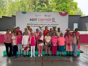 ADULTOS MAYORES DE PINAL DE AMOLES PARTICIPAN EN LA KERMÉS DEL ADULTO MAYOR.