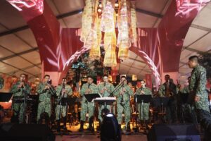 LA ORQUESTA DE SECRETARÍA DE LA DEFENSA NACIONAL INAUGURA FESTIVAL DEL ARTE QUESO Y VINO EN TEQUISQUIAPAN.
