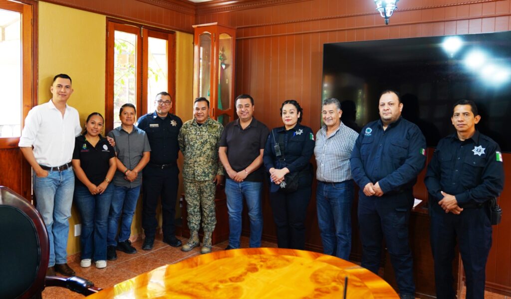 FORTALECEN COORDINACIÓN INSTITUCIONAL POR LA SEGURIDAD DE JALPAN