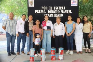 LA PRESIDENTA MUNICIPAL ANA KAREN JIMÉNEZ DIO CONTINUIDAD AL PROGRAMA “POR TU ESCUELA”