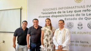 YUNI BENÍTEZ PARTICIPA EN SESIÓN INFORMATIVA SOBRE INICIATIVA DE REFORMA A LA LEY ORGÁNICA MUNICIPAL DEL ESTADO DE QUERÉTARO