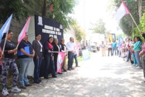 ARRANCA PAVIMENTACIÓN DE LA CALLE PRINCIPAL EN AGUA FRÍA, PEÑAMILLER