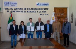 RODRIGO MONSALVO CONSOLIDA CONVENIO CON LA CMIC EN FAVOR DEL DESARROLLO DE LAS FAMILIAS MARQUESINAS