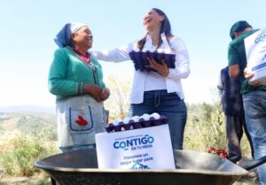 ENCABEZA SONIA ROCHA ENTREGA DE APOYOS ALIMENTARIOS EN SAN JOAQUÍN