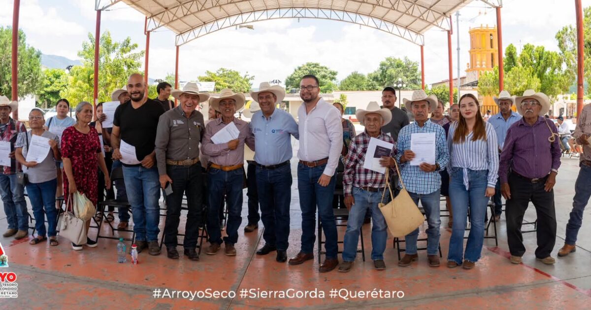 SE FORTALECE EL CAMPO DE ARROYO SECO CON EL PROGRAMA DE DINAMISMO AGROALIMENTARIO