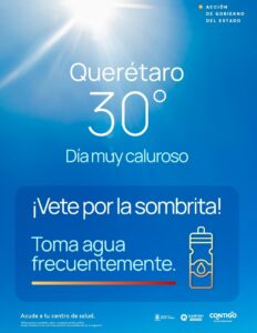 LLAMA SESA A CUIDAR LA SALUD DURANTE LA TEMPORADA DE CALOR